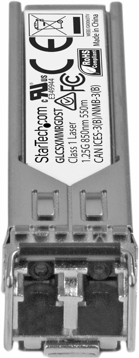 StarTech.com Cisco GLC-SX-MM-RGD kompatibel SFP - Gigabit Fiber 1000Base-SX SFP Transceiver Modul -