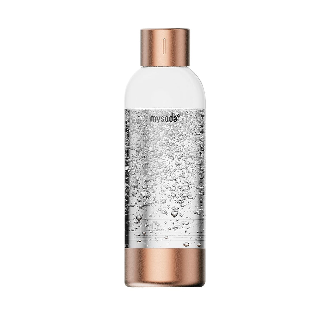 Mysoda: Hochwertiges und BPA-freies Premium 1 Liter Wasserflasche für Wassersprudler, Deckel und Bod