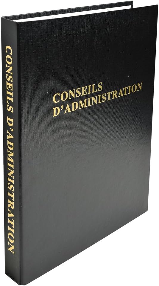 Reliure Registre 29,7x21cm 4 Anneaux avec Recharge (5419e) - Deliberations Conseil d'Administration