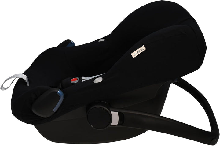 JYOKO KIDS Bezug für Autositz kompatibel mit Pebble Maxi Cosi Pebble Pro I-Size, aus Baumwolle (Blac