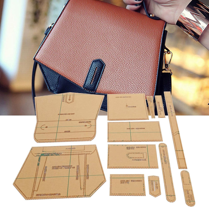 Fdit Transparente Acryl Schablone Acryl Schablonen Schablonen Set, Handtaschen Schulter Messenger Ta