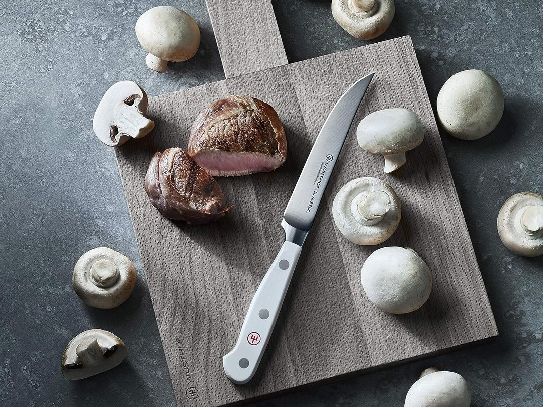 WÜSTHOF Classic White Steakmesser 12 cm Weiss Einzelmesser, Weiss Einzelmesser