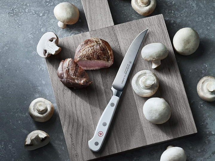 WÜSTHOF Classic White Steakmesser 12 cm Weiss Einzelmesser, Weiss Einzelmesser