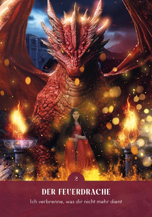 Orakel-Kartenset: Drachen-Orakel | Nutze die Energie deiner Drachengefährten und spüre die Kraft des