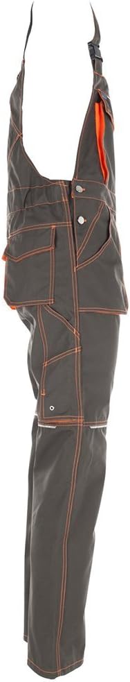 Planam Grösse 28 Unisex Basalt Neon Latzhose Oliv orange Modell 6232 Oliv/Orange 28, Oliv/Orange 28