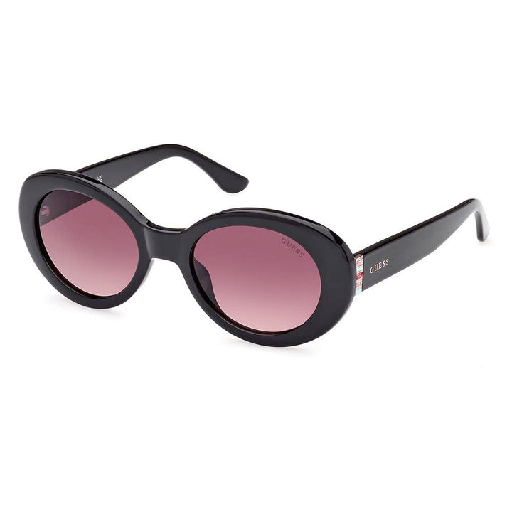 GUESS Damen Sonnenbrille 51/20/145 Schwarz (Shiny Black), 51/20/145 Schwarz (Shiny Black)