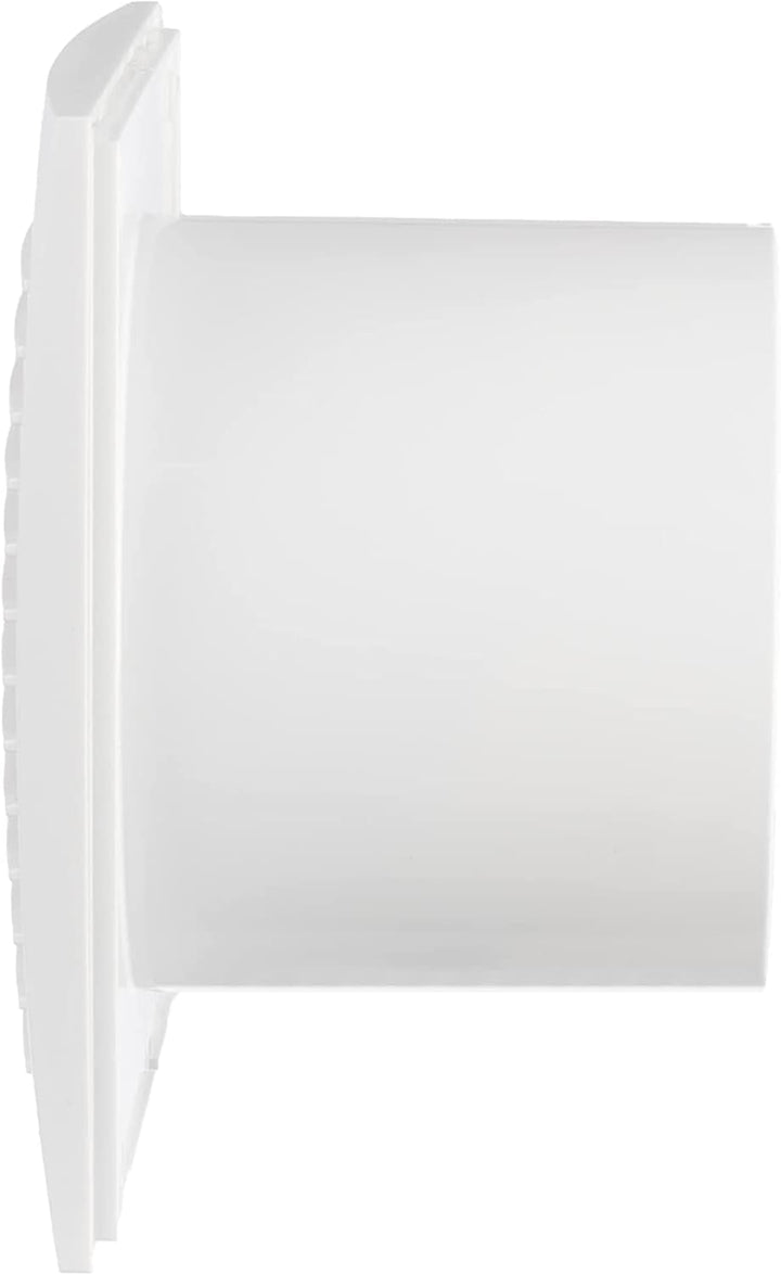 Ø 125mm Weiss Badlüfter mit Timer und Feuchtesensor - Lüfter für Effiziente Belüftung im Bad Kuche W