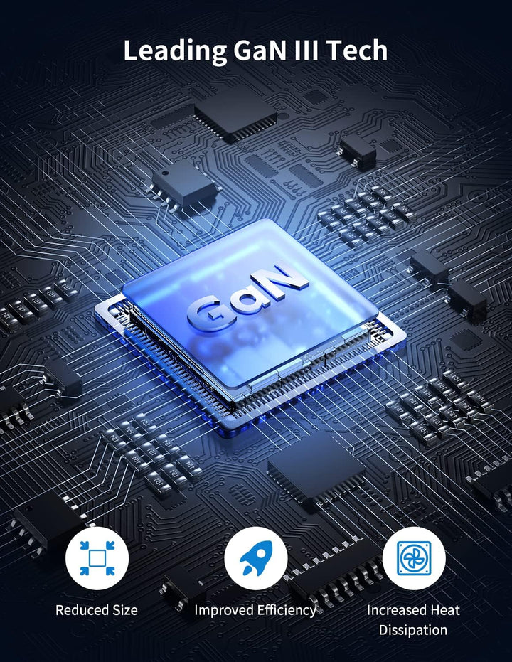 MOMAX USB C Ladegerät,100W GaN 4 Port USB Schnellladegerät mit 2M Kabel, USB Ladegerät Mehrfach mit