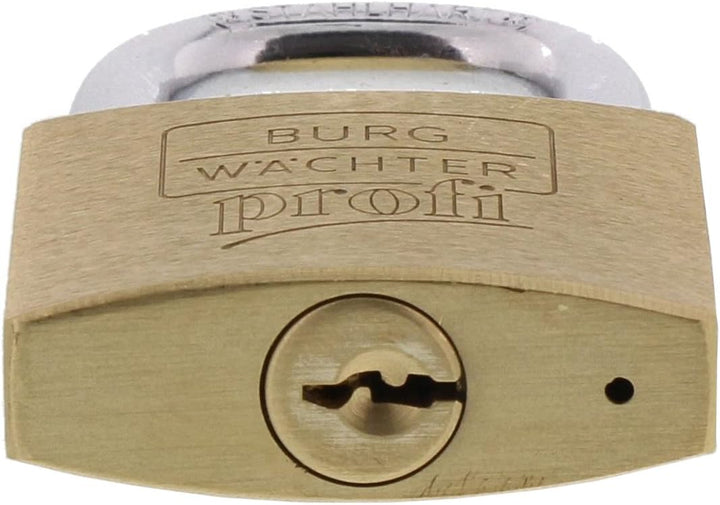 Burg-Wächter Vorhängeschloss, Profi 116 50 SB, inkl. 2 Schlüssel, Bügelstärke: 8 mm Bügelstärke: 8,0
