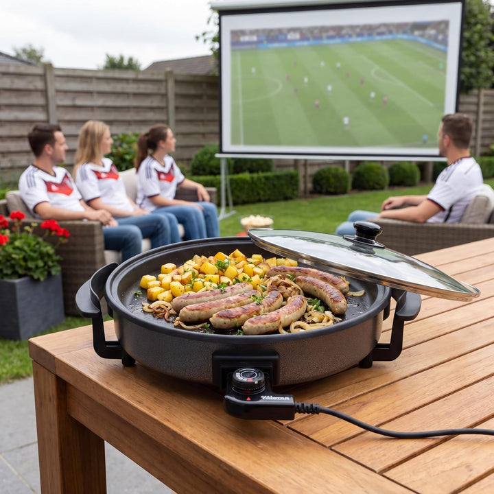 Tristar PZ-2964 Multifunktionspfanne/ Pizza- und Grillpfanne mit 5 einstellbaren Temperatureinstellu