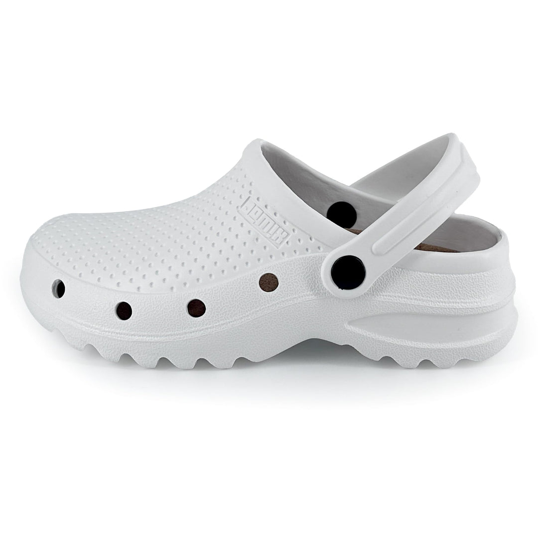 JOMIX Unisex Clogs Krankenhaus Küche Arbeitsclogs Anti-Rutsch Gummi Arbeitsschuhe Gartenschuhe 44/45