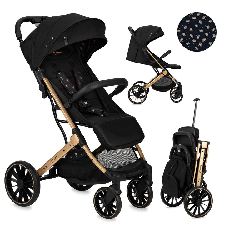MoMi ESTELLE DAKAR Kinderwagen ab 6. Monat (bis 22 kg), klappbarer Buggy mit 5-Punkt-Sicherheitsgurt