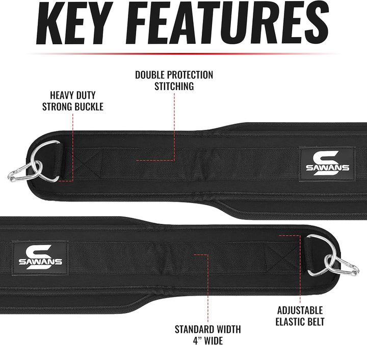 Dip-Gürtel mit 91,4 cm Heavy Duty Bodybuilding Gewichtheben Dip Stahlkette für Klimmzüge Übung Fitne