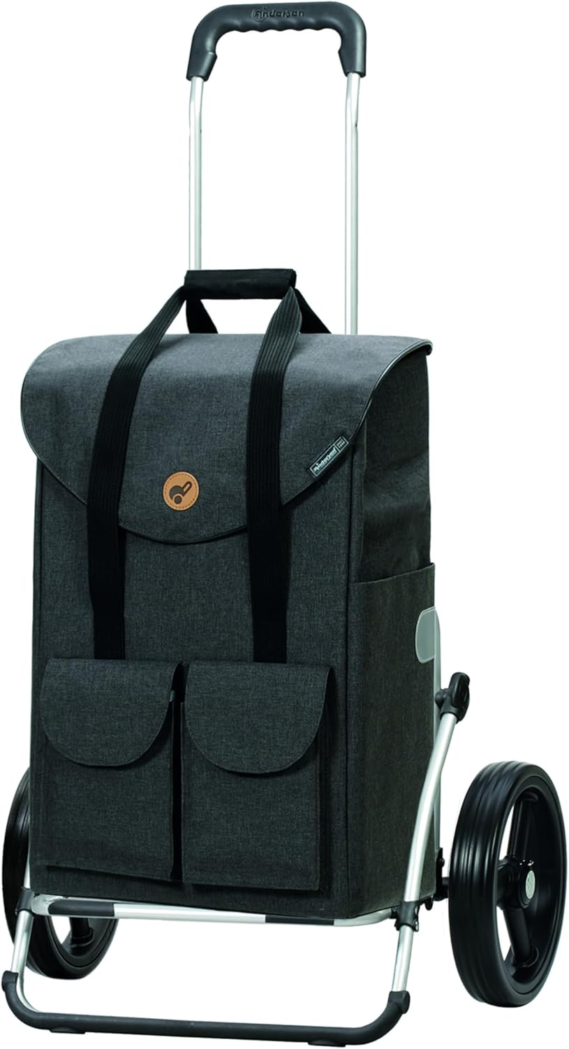 Andersen Shopper Royal XXL Sondermodell Alu klappbar mit 3-Speichen Rad Ø 25 cm und 54 Liter Tasche