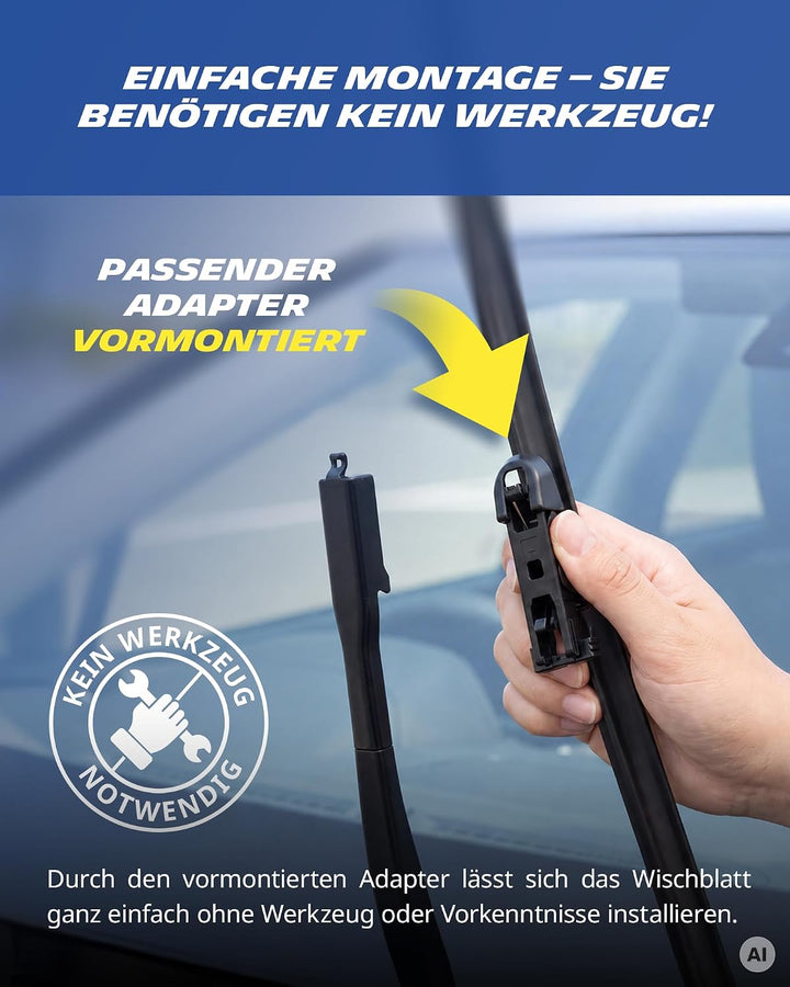 MICHELIN Scheibenwischer Set ECO112 | BMW 1, Mini Coupe | 500/500mm | Nachhaltige Verpackung