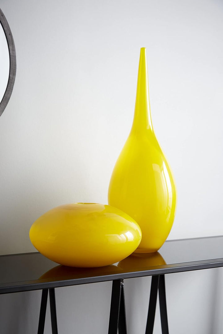 Cyan Design 04059 Moonbeam Vase Gelb, Gelb