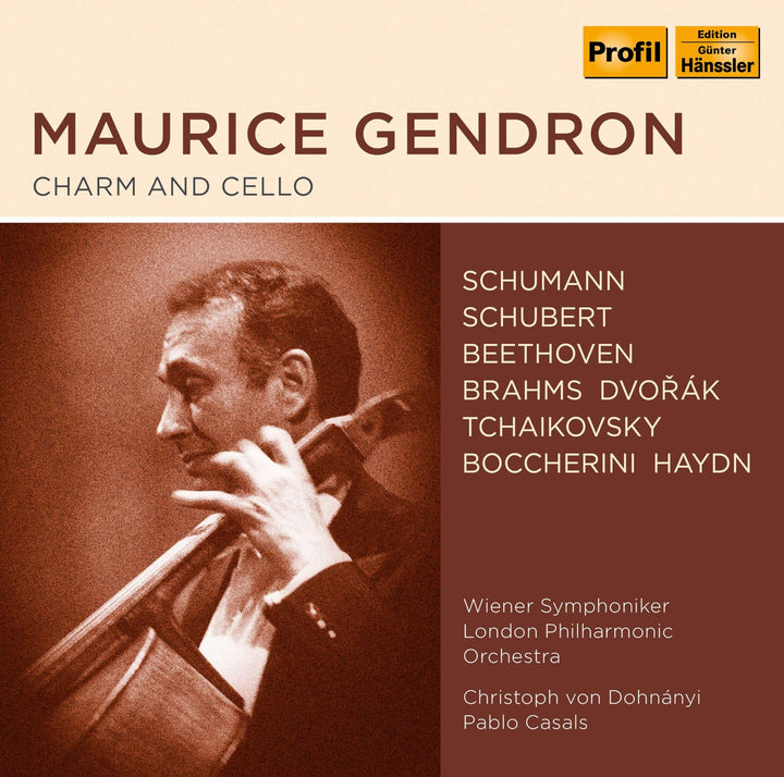 Maurice Gendron-Charm and Cello, Audio-CD