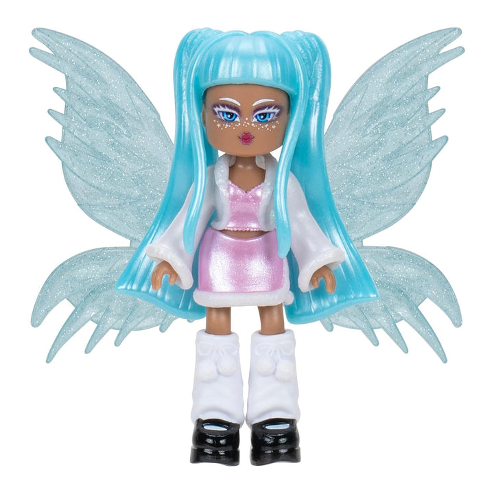 Royale High 7,6 cm Ice Fairy Fashion Doll - 1 Figur mit 9 Modeaccessoires - Virtueller Artikelcode e