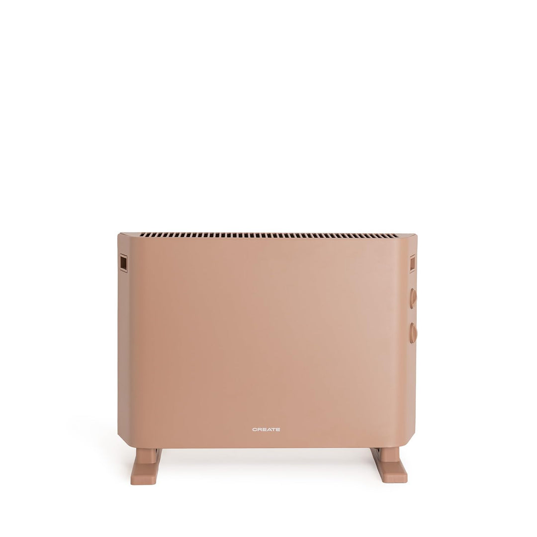 CREATE/WARM HANDY COLOURS/Konvektorheizung Mokka/Ventilator- und Warmluftfunktion, Räume bis zu 20 m