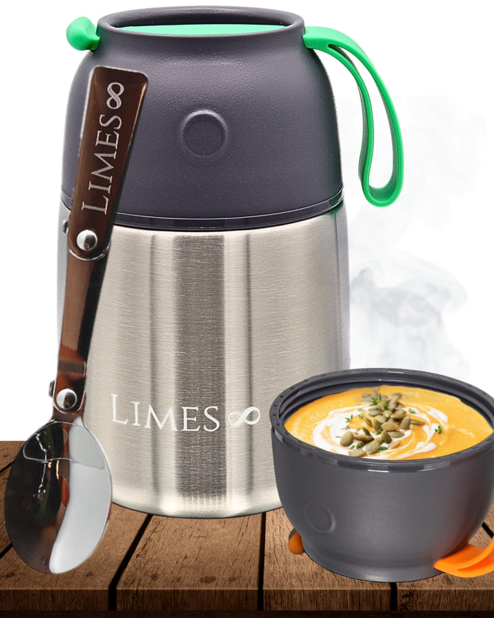 Thermobehälter für Essen 500ml [Heiss & Kalt] - Warmhaltebehälter, Thermobox, Thermobecher - Thermo