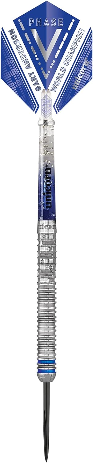 Unicorn Weltmeister Natur Darts 21 g blau / silber, 21 g blau / silber
