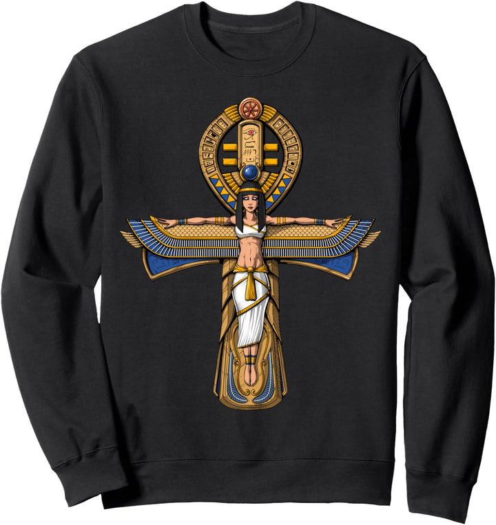 Ägyptische Ankh alten Ägypten Mythologie Hieroglyphen Horus Sweatshirt