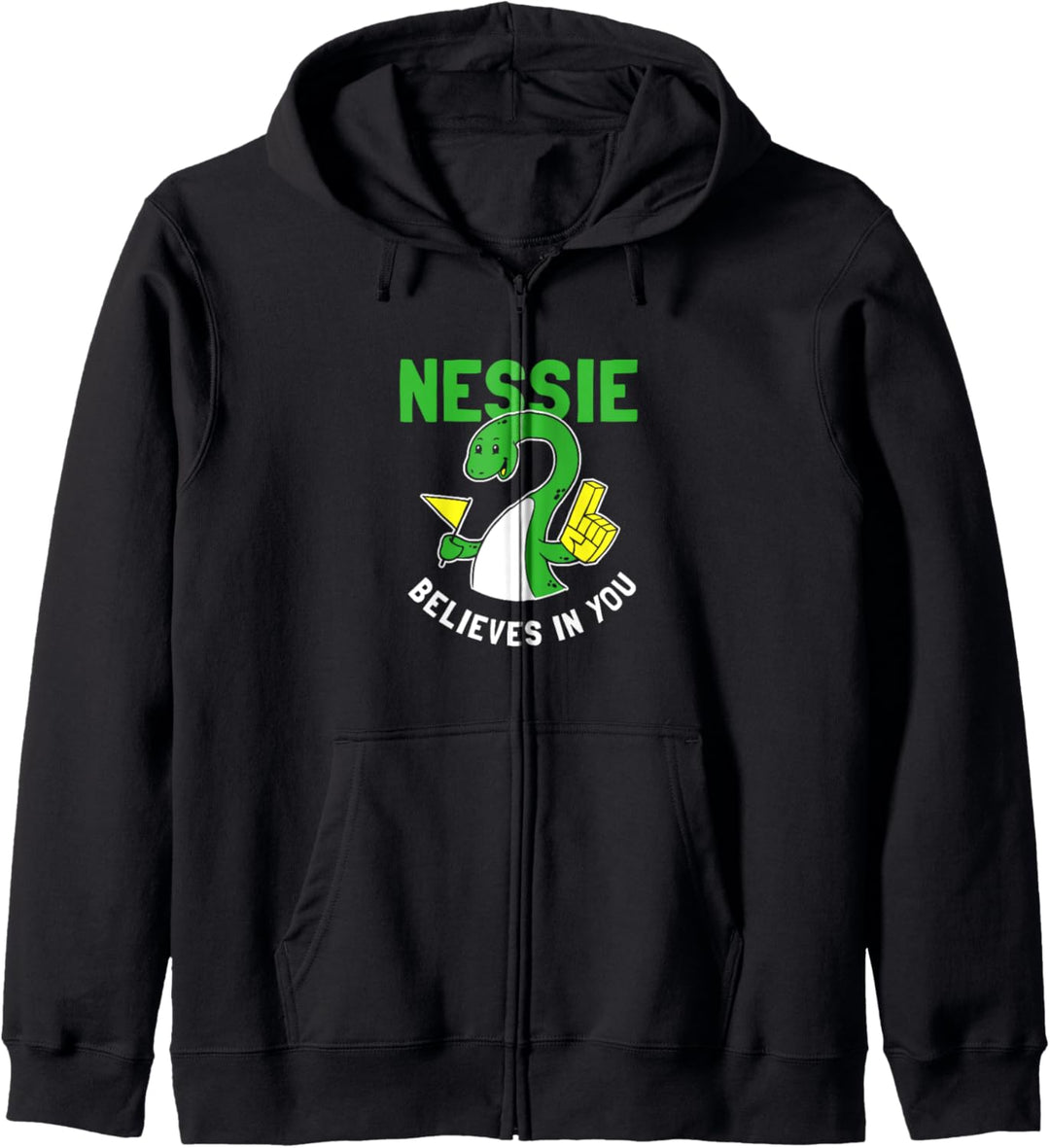 Nessie glaubt an Sie - Loch Ness Monster Lustig Kapuzenjacke