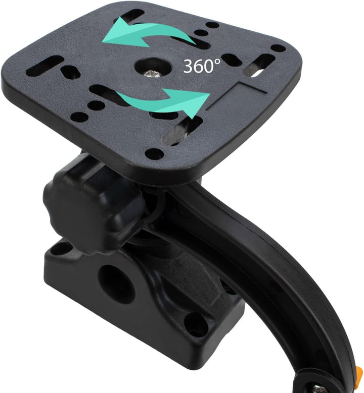 Waterside Geberstange mit Montageplattform für Belly Boot, Kajak & SUP – 360° drehbarer Echolothalte