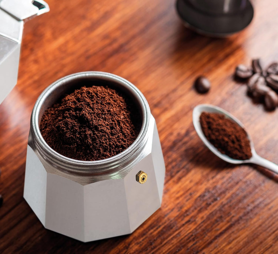 cilio Espressokocher Classico für 6 Tassen | elektrisch 480W | Ø 11,5 cm Höhe: 25 cm | Aluminium | S