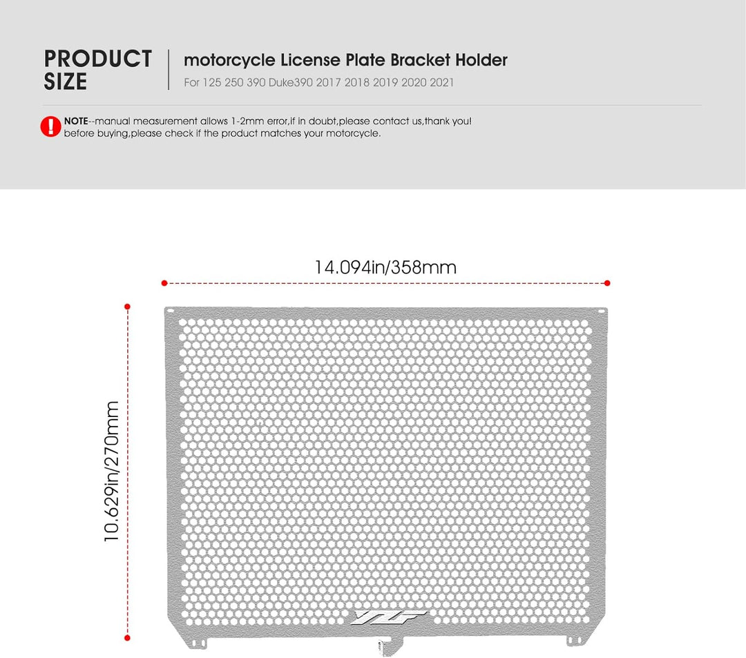 MOLONG Motorradzubehör Kühlerschutzgitter Schutzgitter für YZF R6 2017-2020