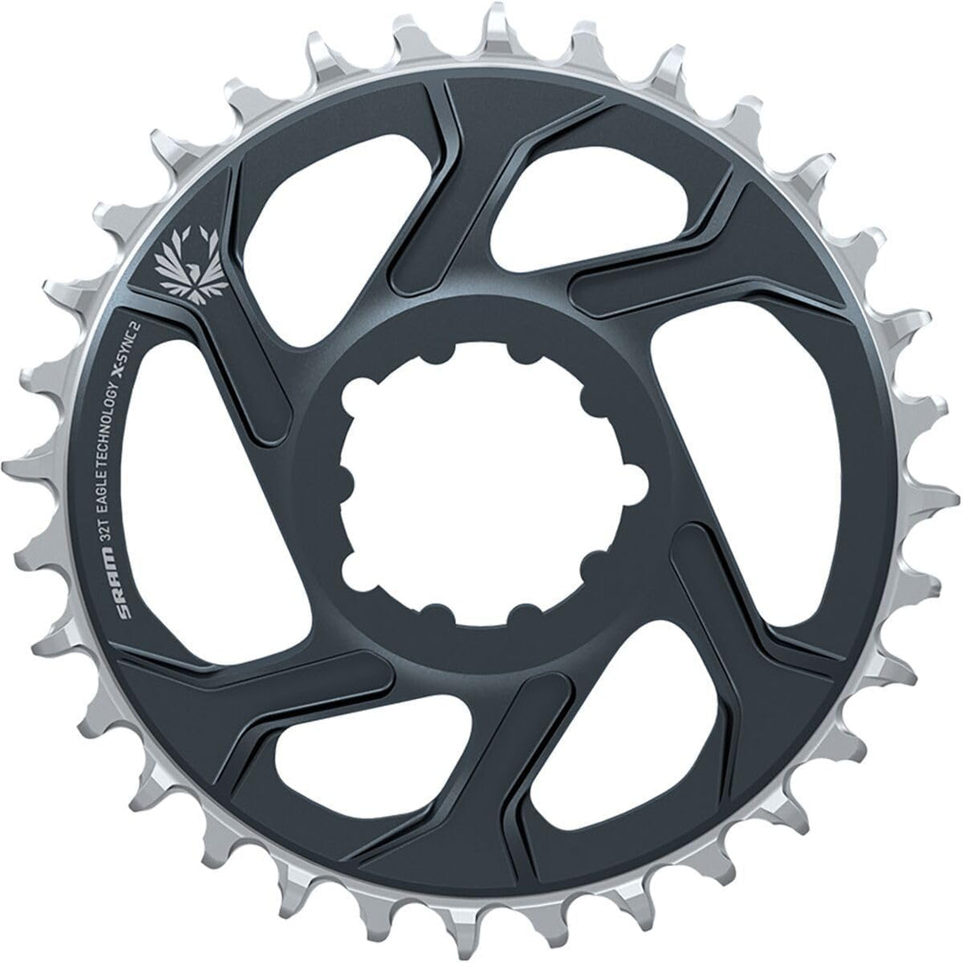 SRAM Corporation Europe Unisex – Erwachsene X-Sync 2 Eagle Kettenblatt, Grau, Alu, 32