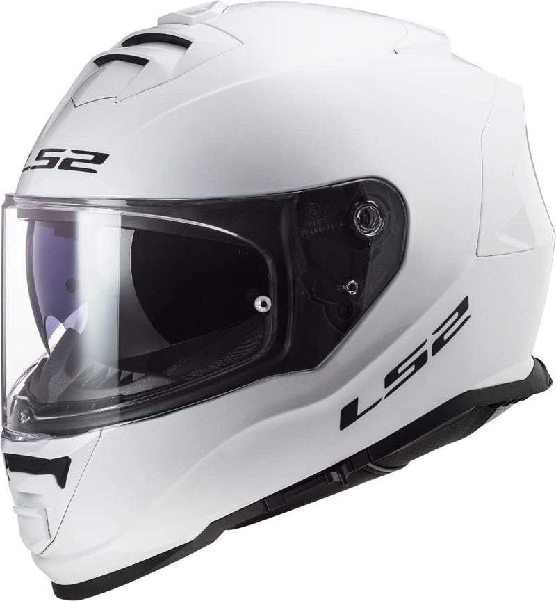 LS2 1080010023XL Motorradhelm Full Face FF800 Storm Solid, Unisex, Weiss, 3XL 3XL Bianco, 3XL Bianco