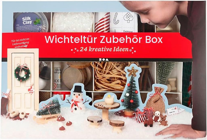 VBS Bastelbox Wichteltür "Weihnachtsszenen" 24 Wichtelszenen