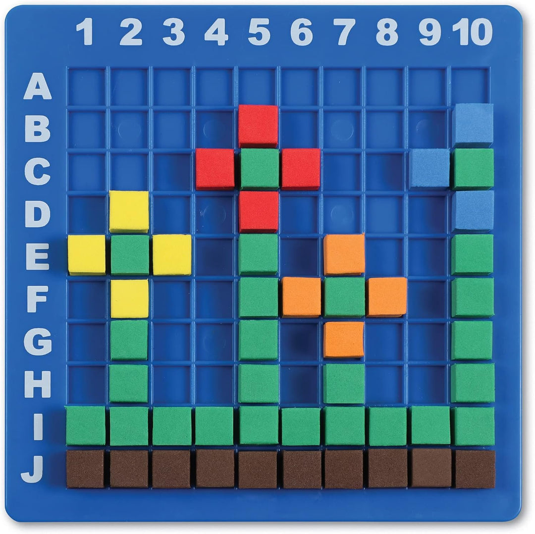 Learning Resources STEM Explorers Anspruchsvolle Pixel-Kunst, 402-teilig, ab 5 Jahren, Mint-Spielzeu