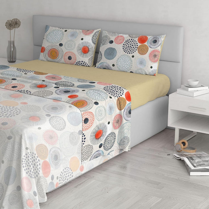 Fantasy Acquerello Italian Bed Linen Bettwäsche, Doppelte, Mikrofaser Acquerello Doppelte, Acquerell