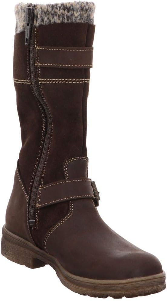 Däumling Marco RV - Alia Mädchen Langschaft Stiefel 28 EU Braun Denver Espresso, 28 EU Braun Denver