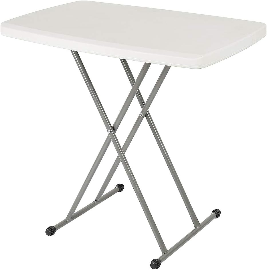 Willonin Klapptisch Campingtisch klein Esstisch Gartentisch faltbar und höhenvertstellbar Tischrahme