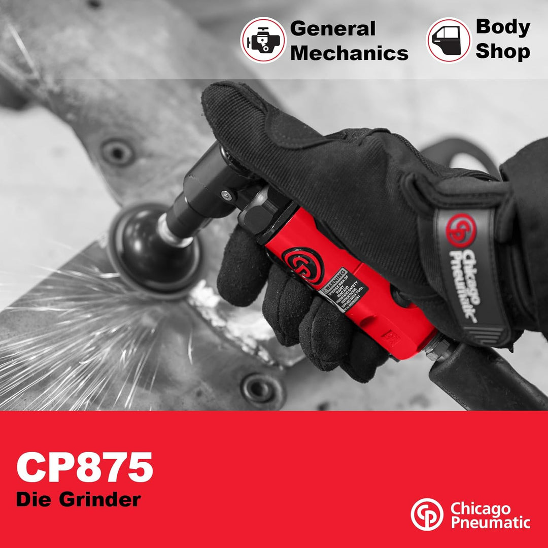 Chicago Pneumatic CP875 Kompakter 90-Grad-Druckluftschleifer, CP875