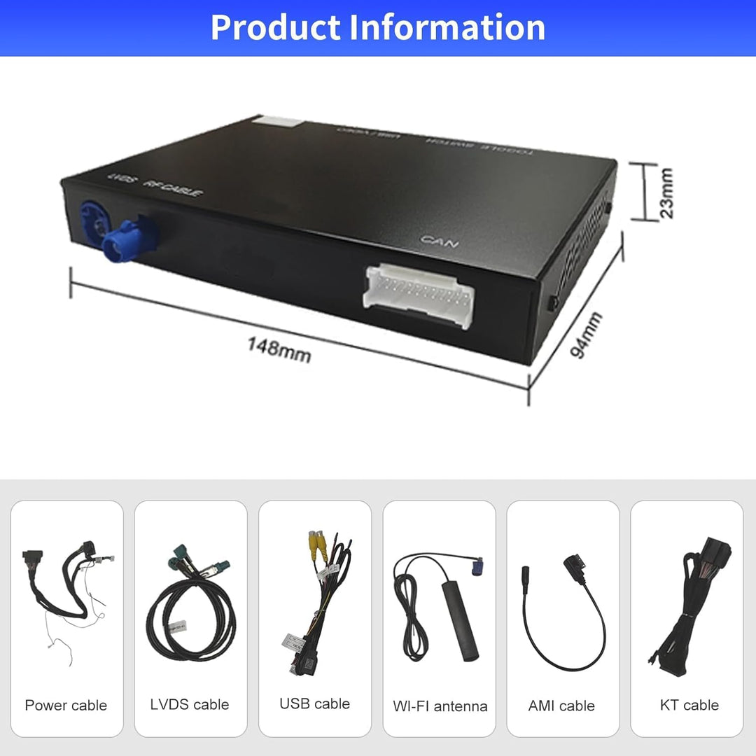 Road Top CarPlay Wireless Modul für Audi A6 S6 Q7 MMI 3G, CarPlay Interface | Für Audi A6/S6 (2010–2