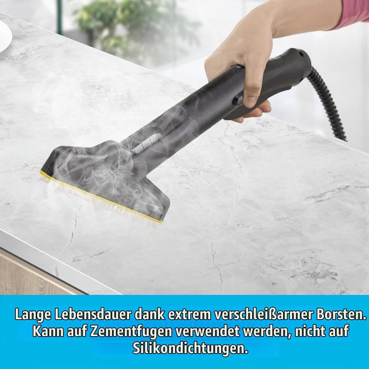 Dampfreiniger Zubehör Für Kärcher XXL Fugenbürste mit flexiblem Gelenk, Fugenbürsten-Set für Kärcher