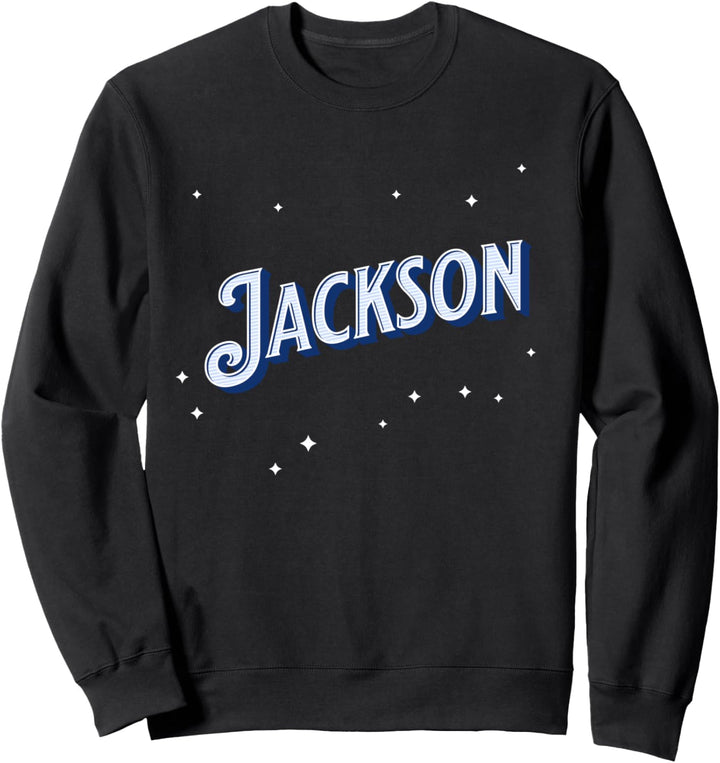 Jackson Namen personalisiert Sweatshirt