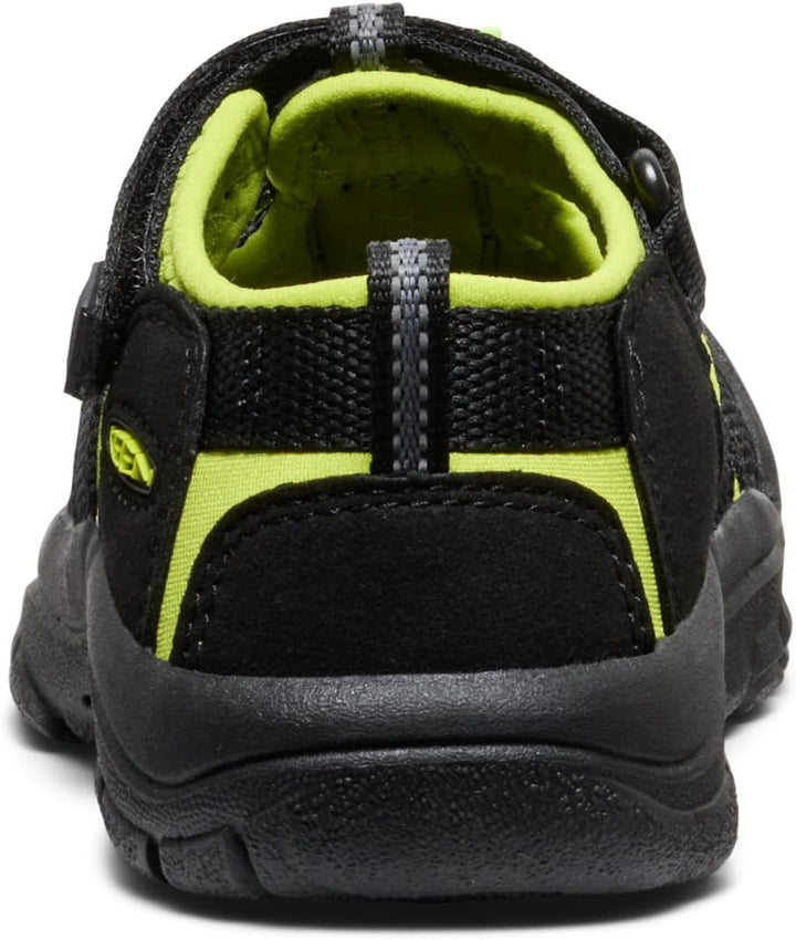 KEEN Unisex Kinder Newport H2 20/21 EU Black Lime Green, 20/21 EU Black Lime Green