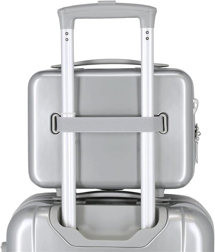 Disney Mickey 101 Anpassbarer Kulturbeutel mit grauem Schultergurt 29 x 21 x 15 cm starres ABS 9,14