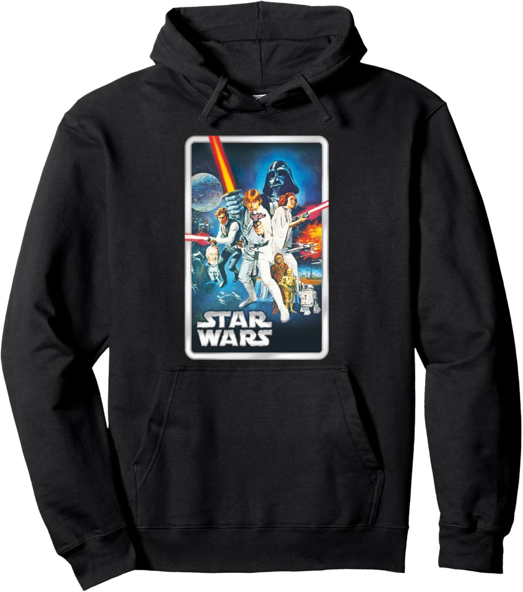 Star Wars A New Hope Classic Poster Pullover Hoodie