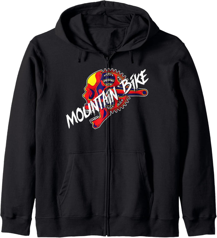 Mountainbike MTB Downhill Design Fahrrad Radsport Outfit Kapuzenjacke