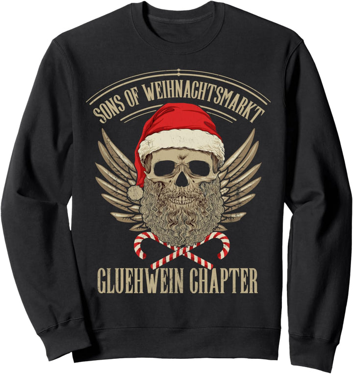Weihnachtsoutfit Biker Christmas Xmas Weihnachten Weihnachts Sweatshirt