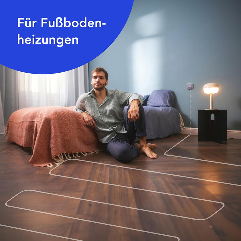 tado° Smartes Thermostat X – Starter Kit, verkabeltes Raumthermostat und Bridge X, Steuerung per App