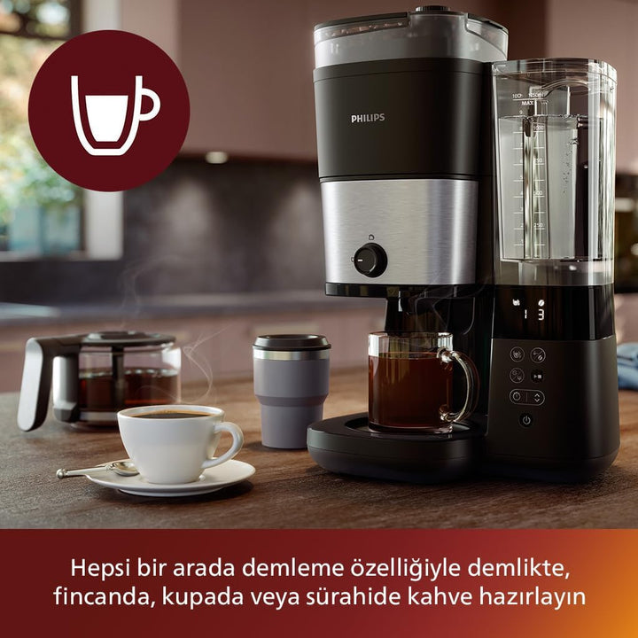 Philips Grind&Brew Coffee Machine (HD7888/01)