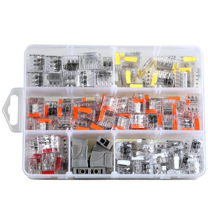 ViD Steckklemmen-Sortiment 200 teilig der 2073 Serie 0,5-2,5 mm² VDE und ENEC10 Steckklemmen-Set 200