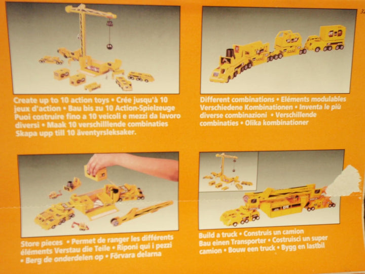 Matchbox Multi-Kran-Transporter; (verwandelbar in eine Grossbaustelle)